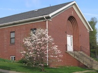 Meetinghouse in the spring